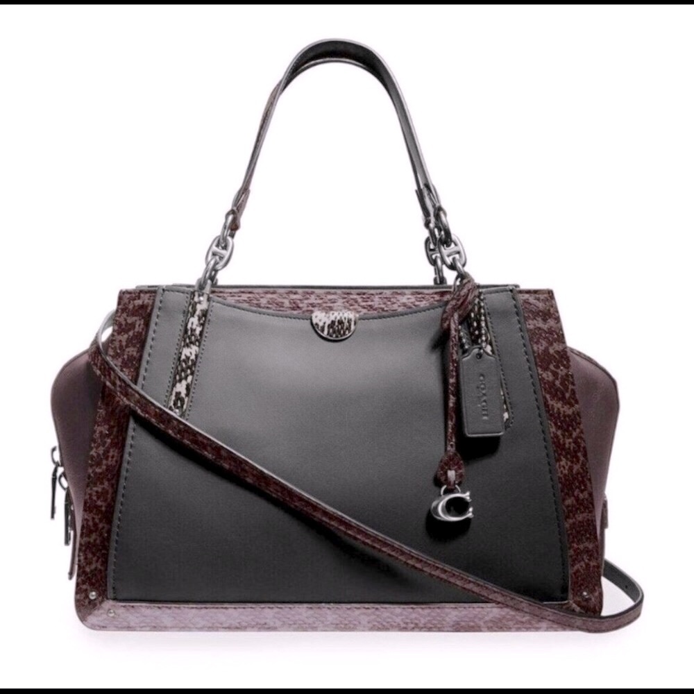 RARE COACH Dreamer 36 Colorblock with Snakeskin